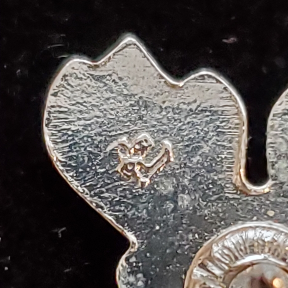 Vintage Ballou Reg'd Silver Toned Moose Lapel Hat Pin Hunter Lodge Father's Day - Picture 4 of 7